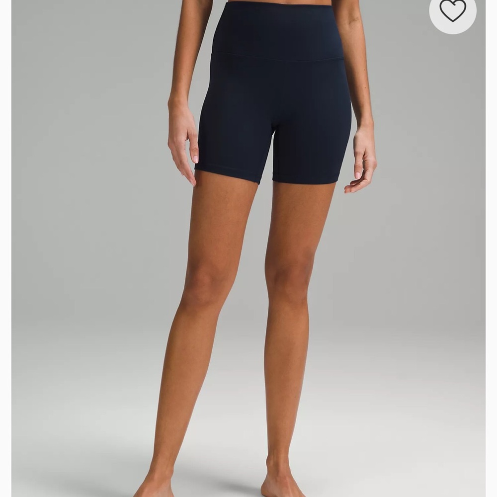lululemon athletica Women's Navy Bike Shorts - Picture 3 of 5